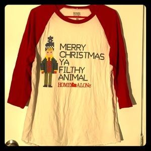 “Home Alone” Raglan Top